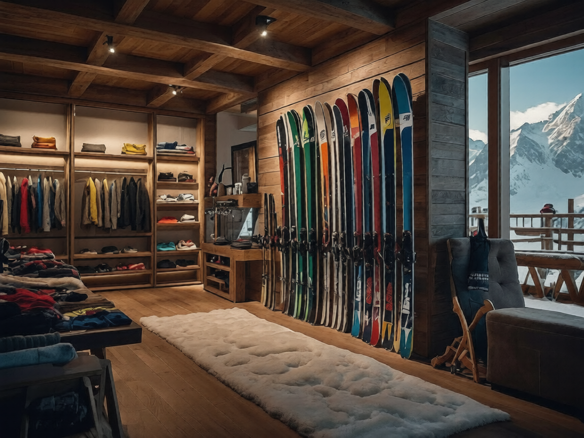 Ski storage facility